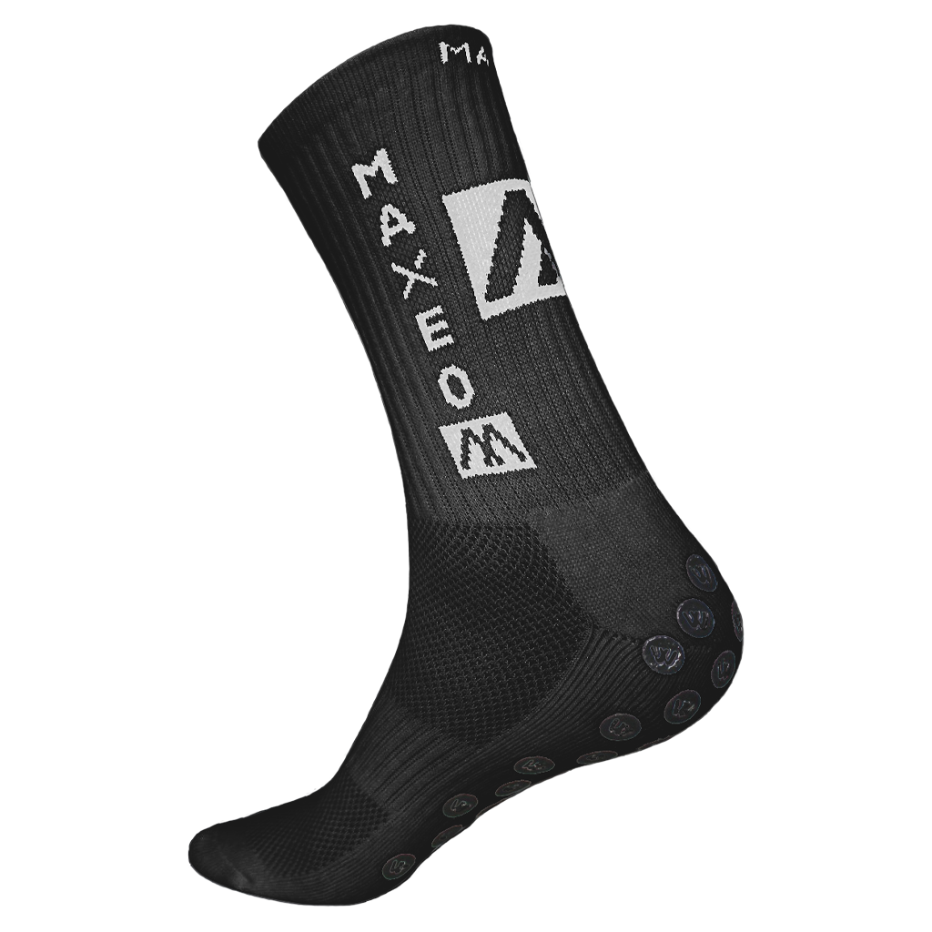 MAXEO High Grip Socks | MAXEO Schwarz Sportsocken | Maxeo-Sport